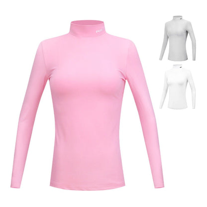 Women's Shirt Long Sleeve Bottoming-Shirt Ladies Slim Fit