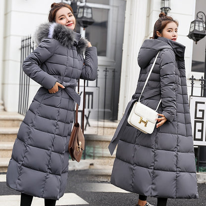 Winter jacket women warm fashion coat long dress thick coat