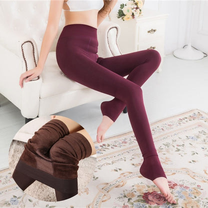 High Quality Knitted Tights Super Elastic Faux Velvet Winter