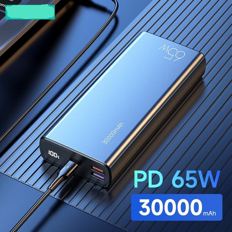 30000mAh 65W Fast Charging Power Bank PD QC AFC FCP PPS