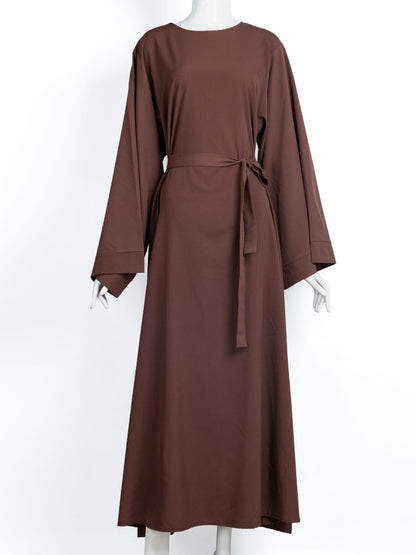 Elegant Women Muslim Dress Abaya Casual