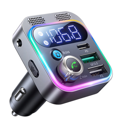 48W PD&QC3.0 Car Charger Bluetooth Adapter