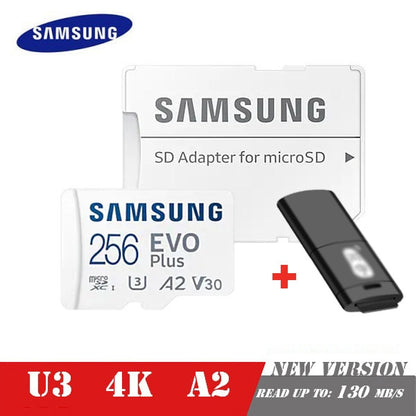 SAMSUNG EVO Plus Memory Card 32GB/SDHC 64GB/128GB/256GB/512GB