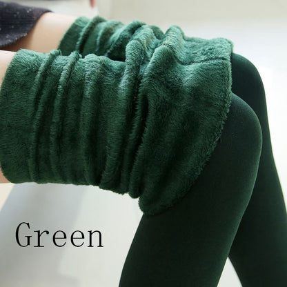 High Quality Knitted Tights Super Elastic Faux Velvet Winter