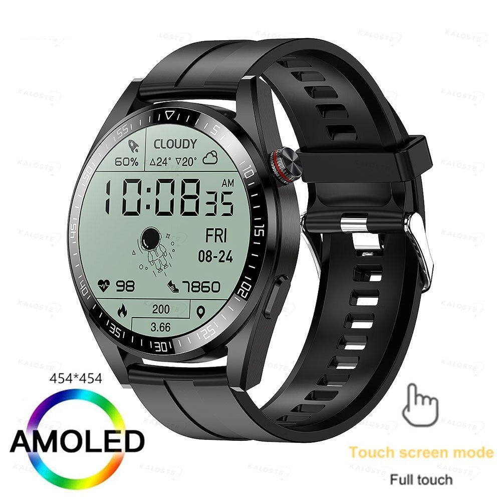 8G RAM Men Smart Watch 454*454 Screen Always Display