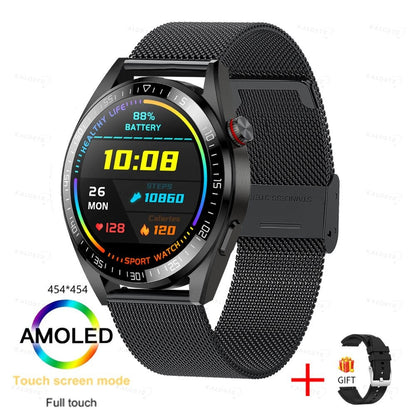 8G RAM Men Smart Watch 454*454 Screen Always Display