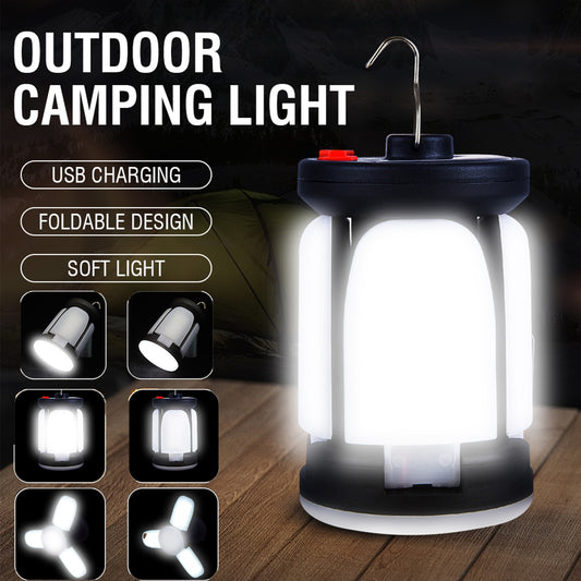 Emergency Power Bank Foldable 6 Light Modes for Camping