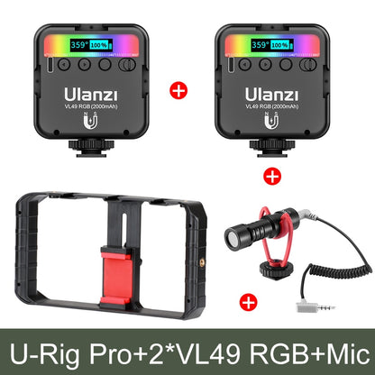 U Rig Pro Smartphone Video Rig Hand Grip Filmmaking Case Phone