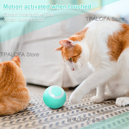 Automatic Rolling Ball Cat Interactive Toys Pets