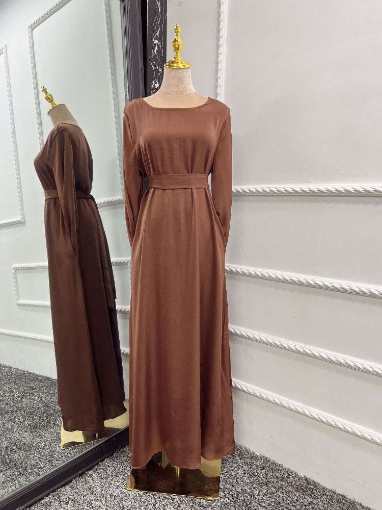 Abaya Muslim Women Gown Robe Long Dress