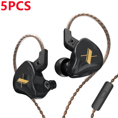 Earphones With Microphone Dynamic HIFI Bass Music Earbuds In Ear