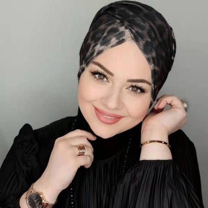 Islamic Hijab Cap For Women Silk Scarf Women