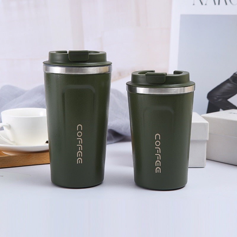 Stainless Steel Coffee Cup 380/510ML Thermos Travel