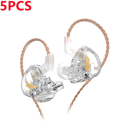 Earphones With Microphone Dynamic HIFI Bass Music Earbuds In Ear