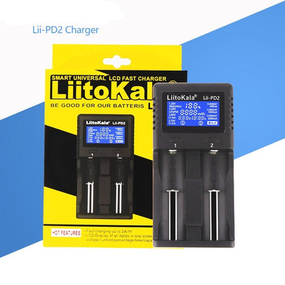 Battery Charger for 18650 26650 21700 AA AAA 3.7V lithium NiMH battery