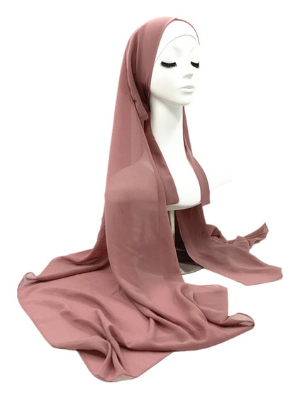 Non-Slip Muslim Women Breathable Islam Long Hijabs