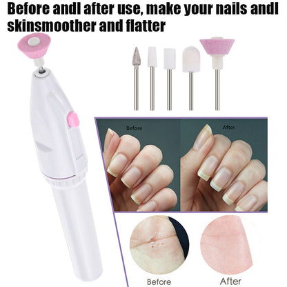 Set 5 in 1 Manicure Machine Nail Drill File Grinder Grooming Kit