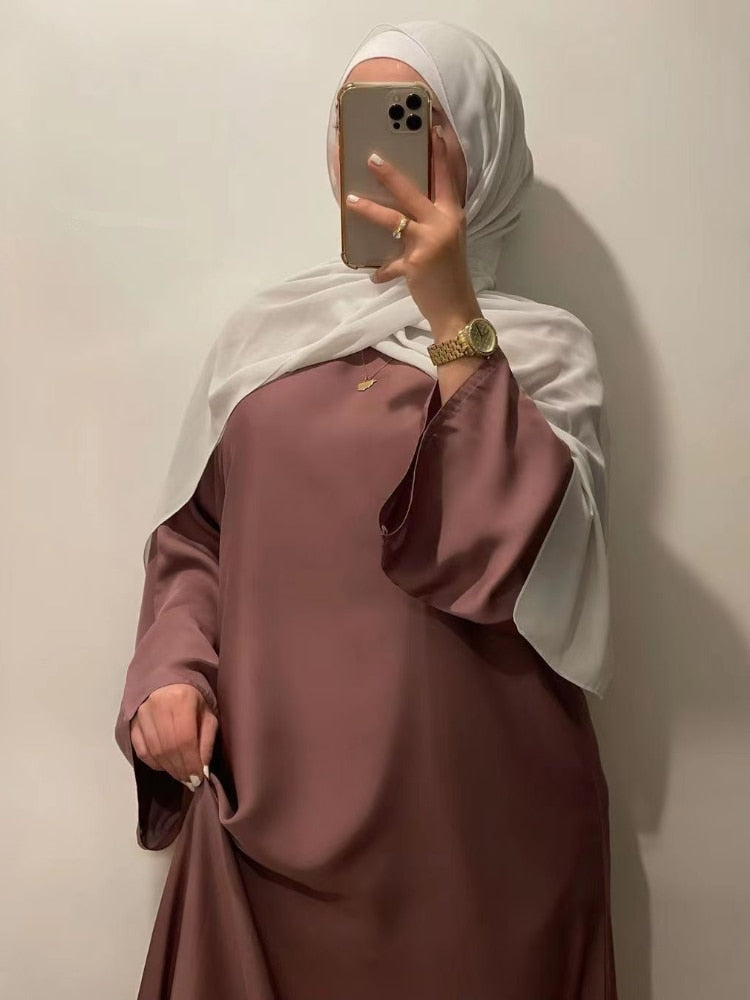 Abaya Muslim Women Gown Robe Long Dress
