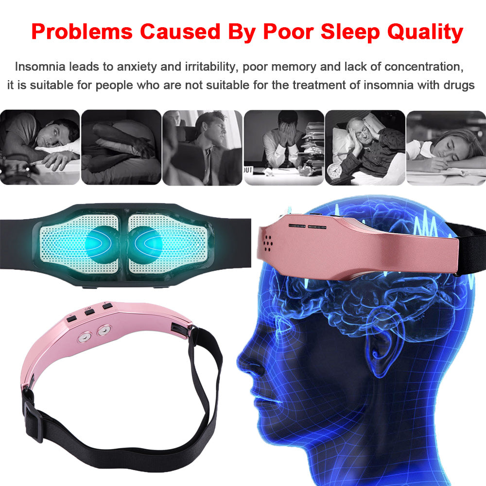 Smart Sleep Head Massager Wireless Electric Sleep Instrument Improve