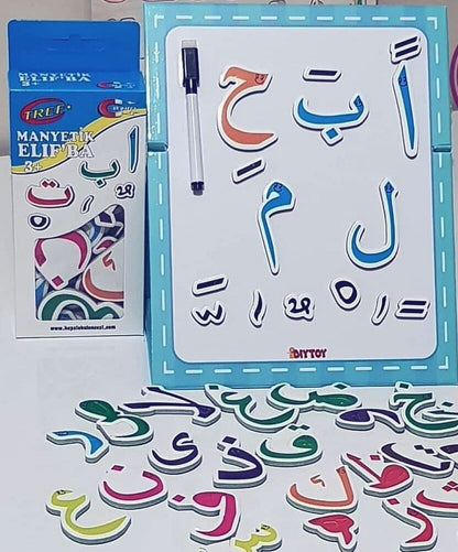 Arabic Letter Fridge Magnets 28 Alphabet Intelligence Development Toy