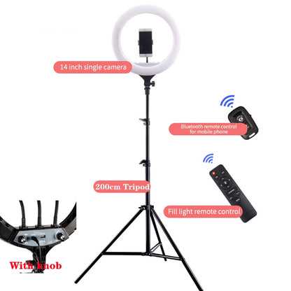 14" LED Ring Light Photographic Selfie Ring Lighting with Stand