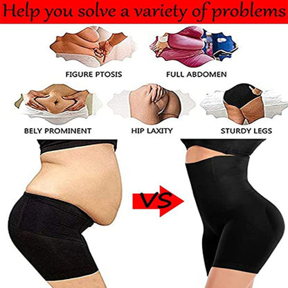 Women Shapewear High Waist Body Shaper Shorts Tummy Control Panties