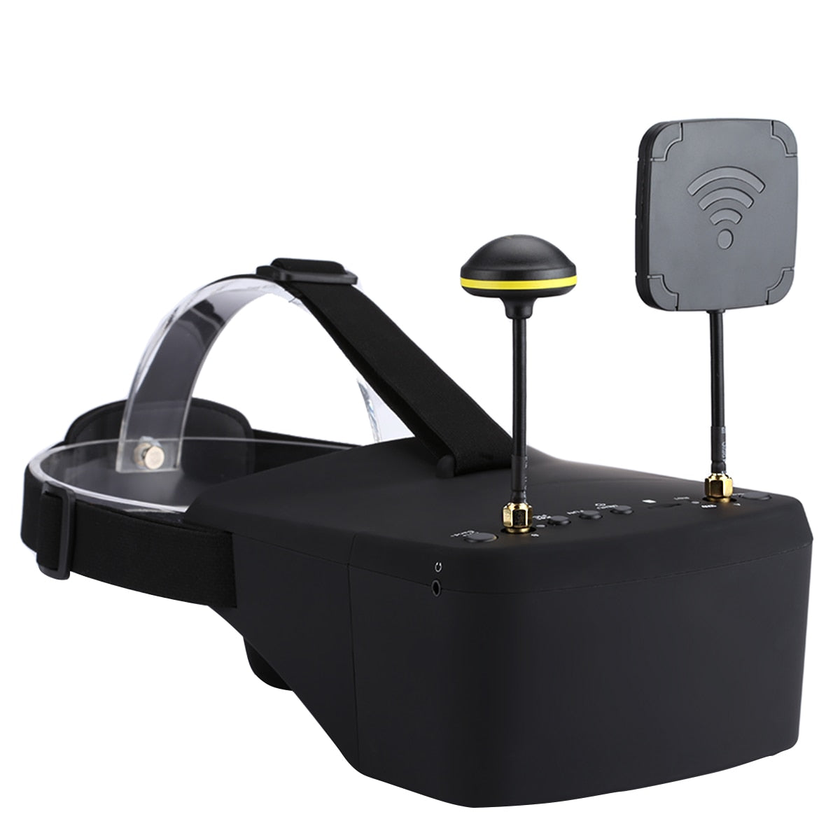 EV800D 5.8G 40CH 5 Inch 800*480 Video Headset HD DVR Diversity FPV Goggles With Battery - Alicetheluxe