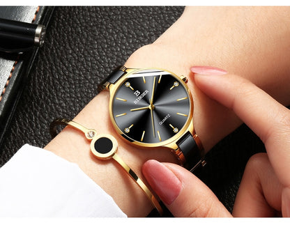 Switzerland BINGER Fashion Women Watch Luxury Brand Bracelets Ceramic - Alicetheluxe