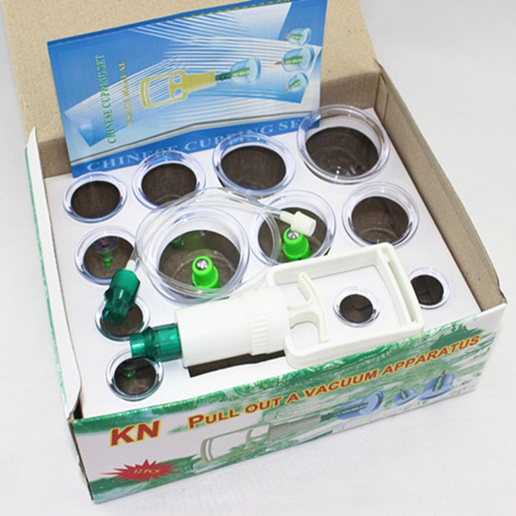 Hijama cups chinese vacuum cupping kit pull out a vacuum apparatus - Alicetheluxe