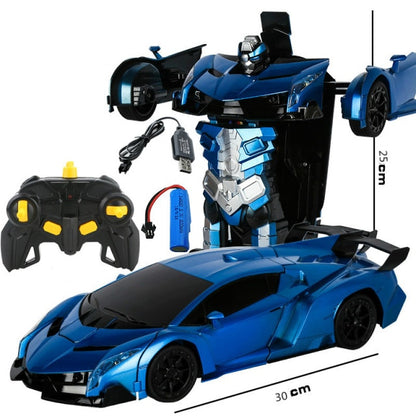 Transformation Robot Car 1:14 Deformation RC Toy led Light Electric - Alicetheluxe