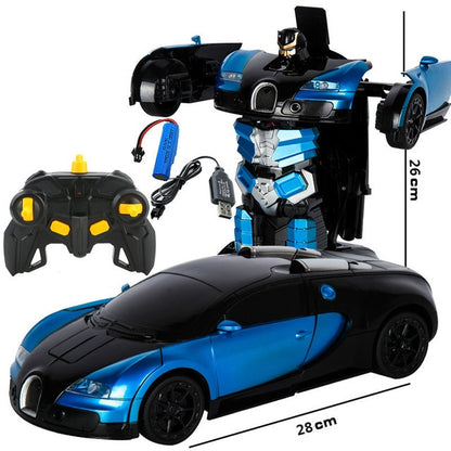 Transformation Robot Car 1:14 Deformation RC Toy led Light Electric - Alicetheluxe