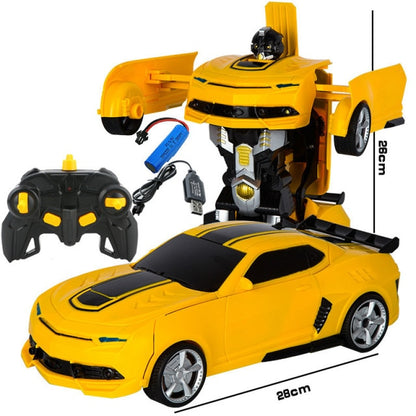 Transformation Robot Car 1:14 Deformation RC Toy led Light Electric - Alicetheluxe