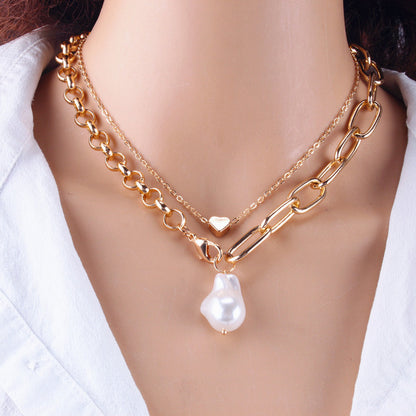 Gold Metal Snake Chain Necklace