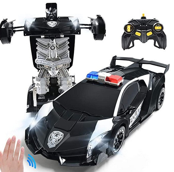 Transformation Robot Car 1:14 Deformation RC Toy led Light Electric - Alicetheluxe