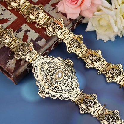 Morocco Caftan Belt for Women Arabesque Ethnic Wedding Body Jewelry