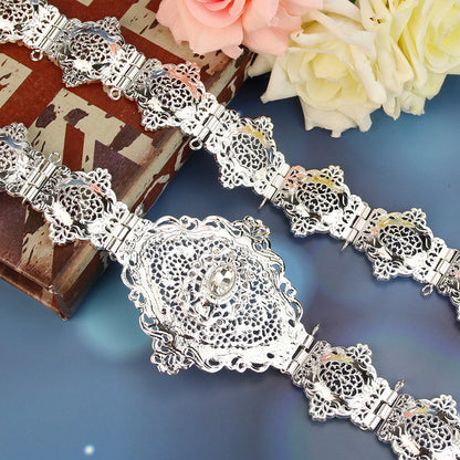 Morocco Caftan Belt for Women Arabesque Ethnic Wedding Body Jewelry