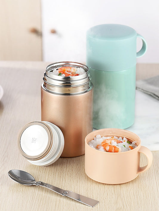 Stainless Steel Food Container Travel Camping Office School Kids - Alicetheluxe