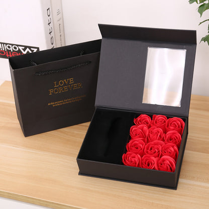 Roses Flowers Gift Box Valentine Day - Alicetheluxe