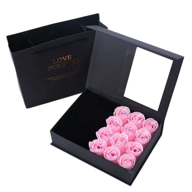 Roses Flowers Gift Box Valentine Day - Alicetheluxe