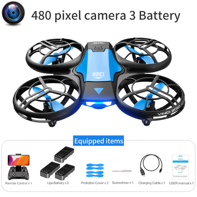 V8 Mini Drone 4k professional HD Wide Angle Camera 1080P Height Keep