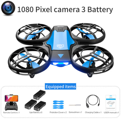 V8 Mini Drone 4k professional HD Wide Angle Camera 1080P Height Keep