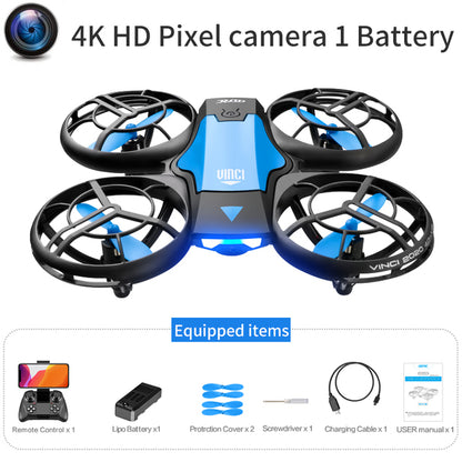 V8 Mini Drone 4k professional HD Wide Angle Camera 1080P Height Keep