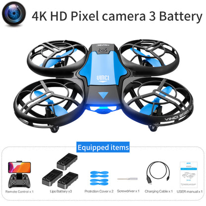 V8 Mini Drone 4k professional HD Wide Angle Camera 1080P Height Keep