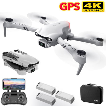 Drone 4K HD dual camera GPS5G wide angle FPV distance 2km professional - Alicetheluxe