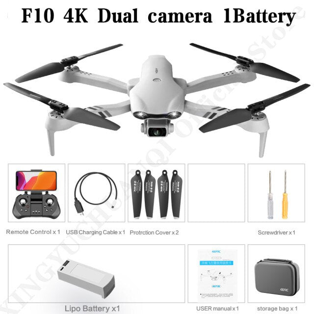 Drone 4K HD dual camera GPS5G wide angle FPV distance 2km professional - Alicetheluxe