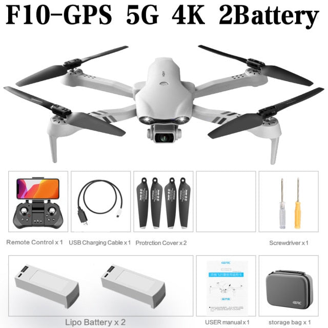 Drone 4K HD dual camera GPS5G wide angle FPV distance 2km professional - Alicetheluxe