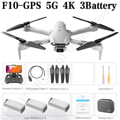 Drone 4K HD dual camera GPS5G wide angle FPV distance 2km professional - Alicetheluxe