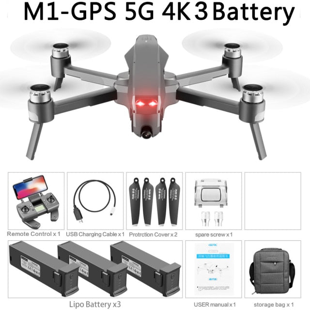 M1 Pro 2 drone 4K 6K HD Camera Professional GPS 5G WIFI 2-Axis Gimbal - Alicetheluxe