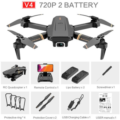 V4 Rc Drone 4k HD Wide Angle Dual Camera Real-time transmission - Alicetheluxe