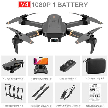 V4 Rc Drone 4k HD Wide Angle Dual Camera Real-time transmission - Alicetheluxe